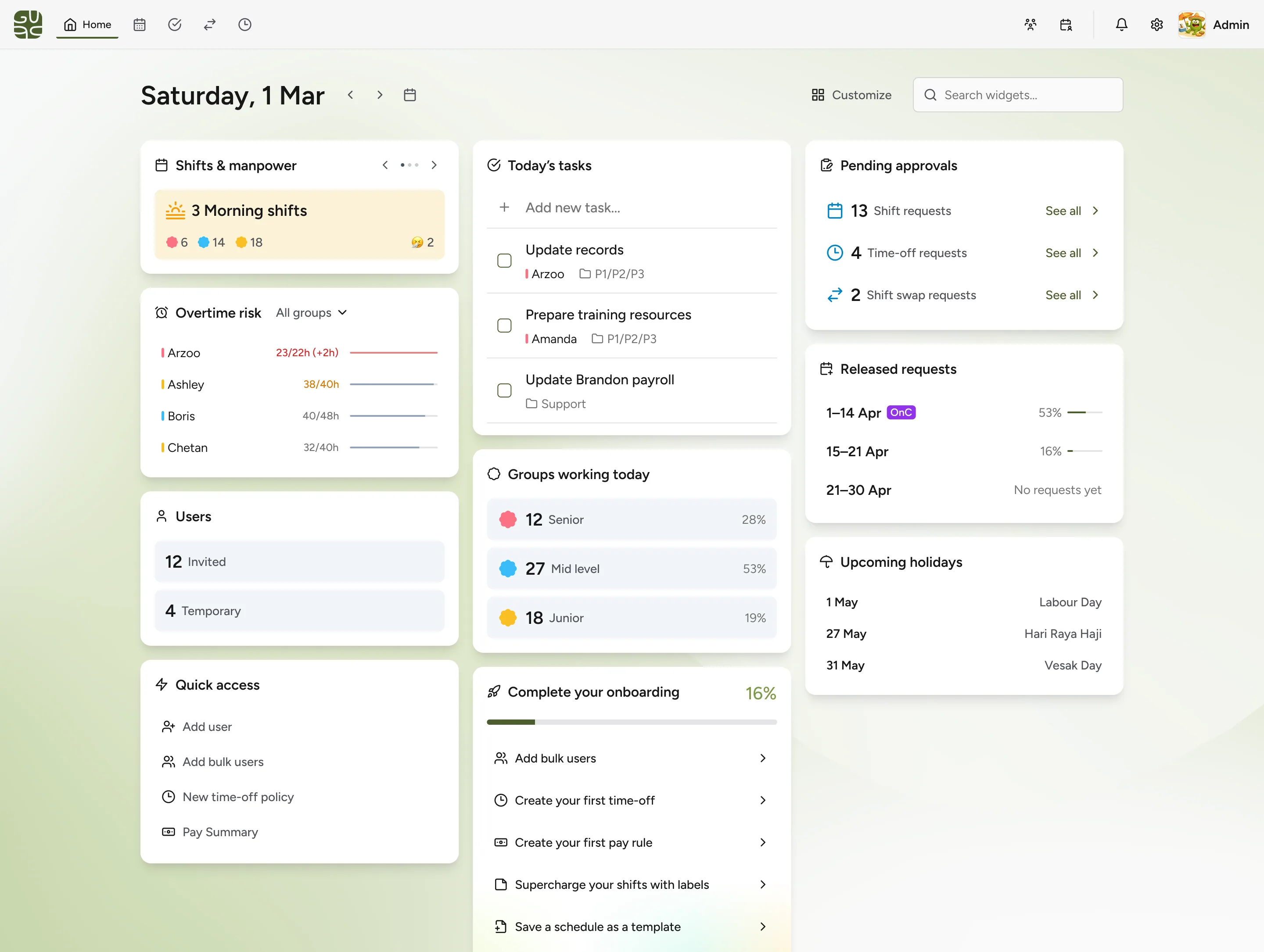 GUAC Dashboard